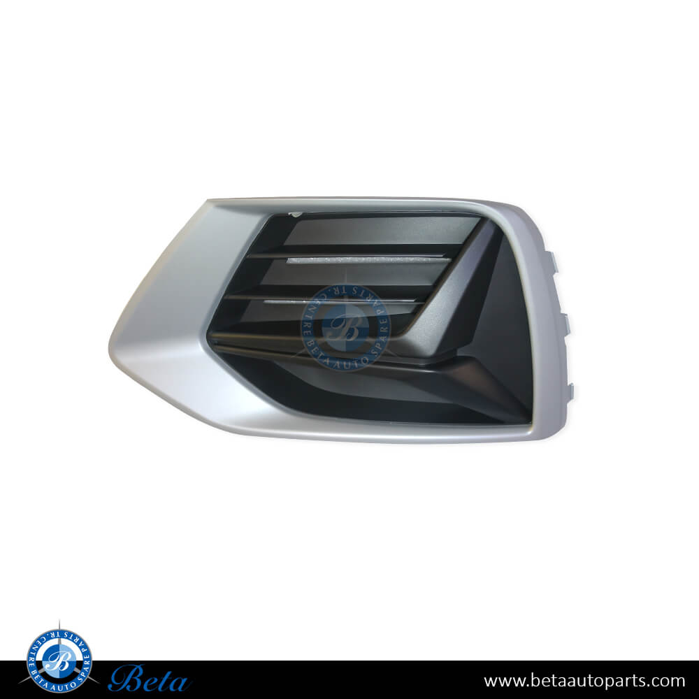 Left Side Front Bumper Upper Grille with Chrome for Audi Q3 2019-Up models, Part Number 83A807671 Left Side Front Bumper Upper Grille with Chrome for Audi Q3 2019-Up models, Part Number 83A807671